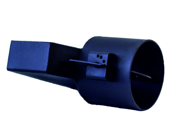 Переходник с шибером горизонтальный D150 мм (прямоугольный/круглый) НМК