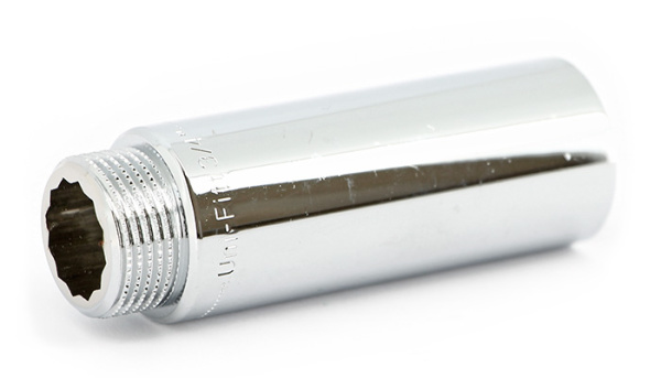 Удлинитель ВН 1/2"х100мм хром UNI-FITT