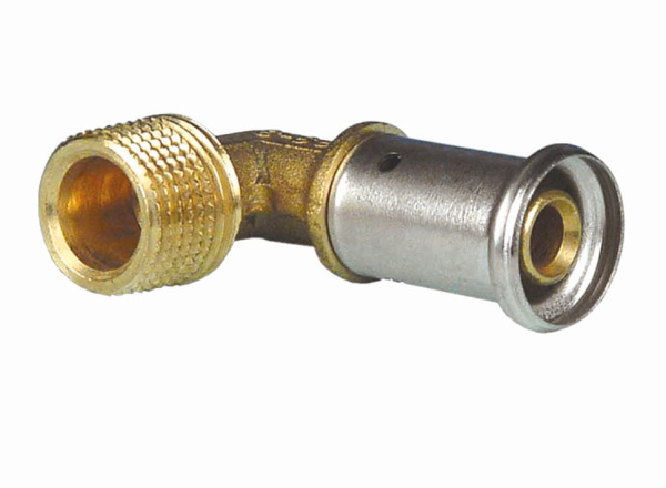 Угол НР 20х1/2" пресс HENCO
