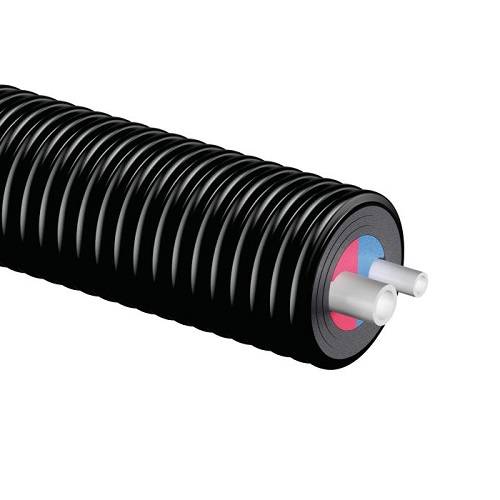 Труба в изоляции 40x5,5-25x3,5/175 (L=200 м) ECOFLEX AQUA TWIN UPONOR