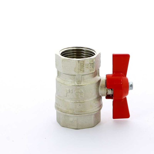 Кран шар.баб. 1" ВВ красная VIENNA ITAP