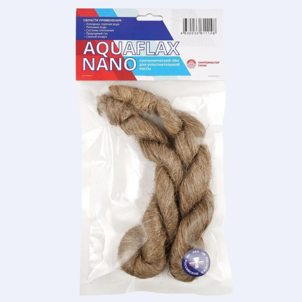 Лён сантехнический 100 гр. европейский AQUAFLAX NANO