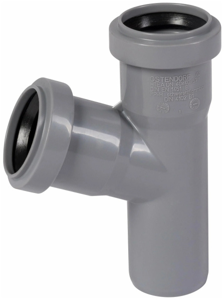 Тройник 40x40x67° OSTENDORF