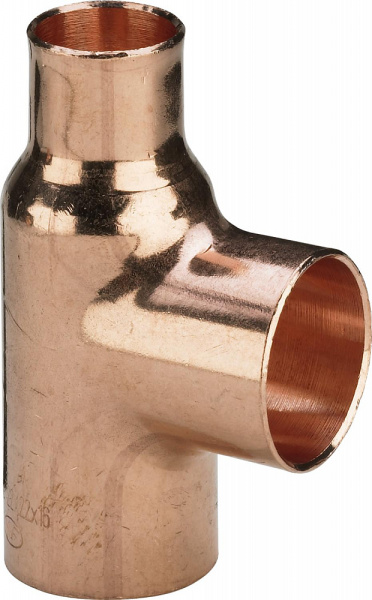 Тройник 35x35x28 мм пайка VIEGA