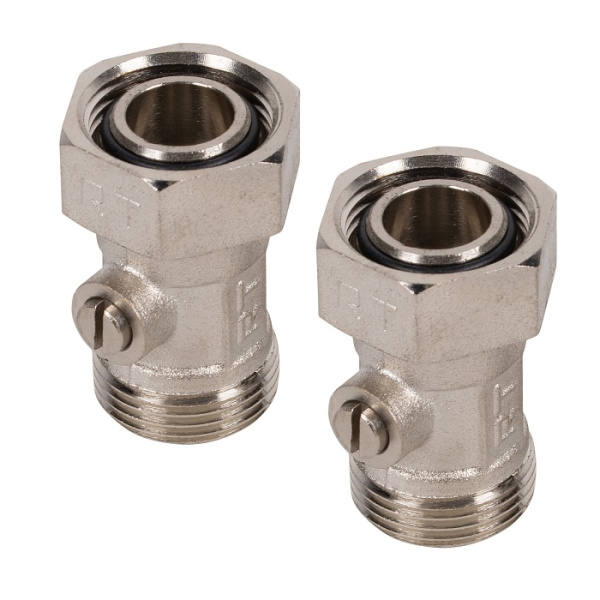 Набор нижнего подключения прямой раздельный 3/4"х3/4" ЕК Royal Thermo