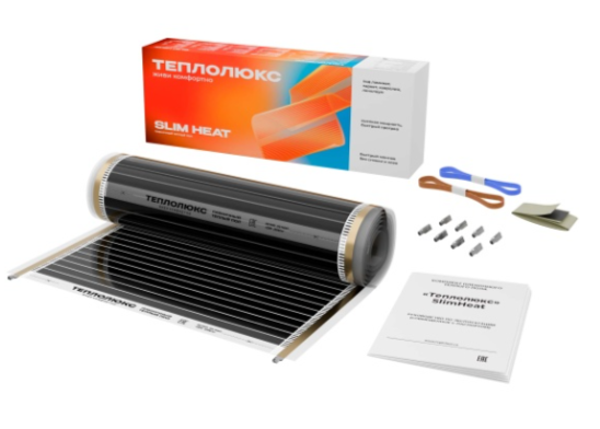 Комплект плёночного тёплого пола "Теплолюкс" SlimHeat - 880/0,5 - 4