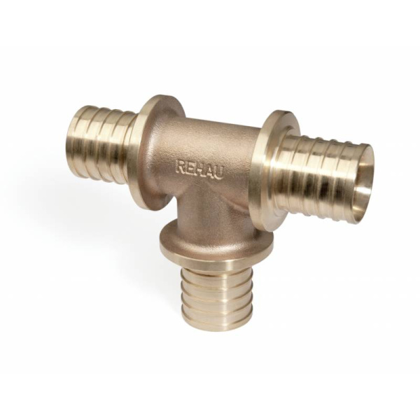 Тройник 50x50x50 RX (бронза) REHAU