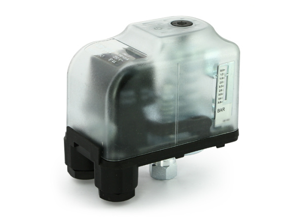 Реле давления PM 5 (с накидной гайкой 1/4", 1-5 бар, с градуированной шкалой) UNI-FITT