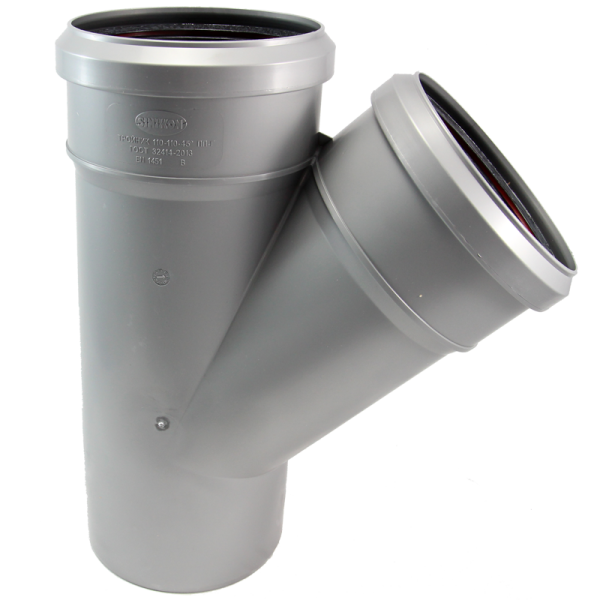 Тройник 110x110x45° STANDART SINIKON