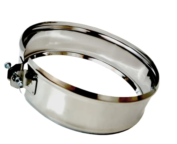 Хомут обжимной D180 мм (430/0,5) нерж. Дымотек