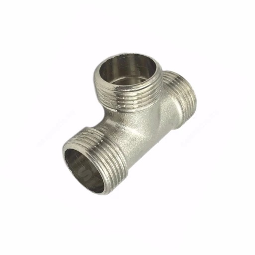 Тройник 3/4" НР (никел.) SantechSystems