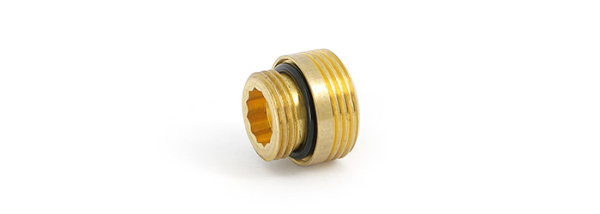 Ниппель 1/2"x3/4" EK с прокладкой O-RING (к узлам для радиаторов) UNI-FITT